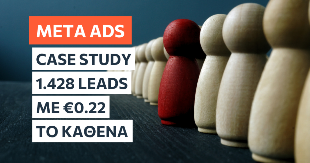 Case Study: 1.428 Leads με €0.22 το Καθένα μέσω Meta Ads